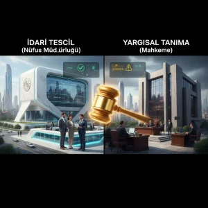 Administrative Registration Nufus Mudurlugu and Judicial Recognition Mahkeme 1