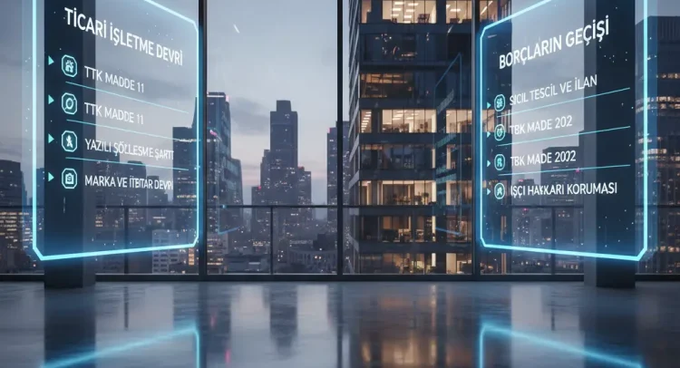 Ticari İşletmenin Devri 1 Ticari isletme devri