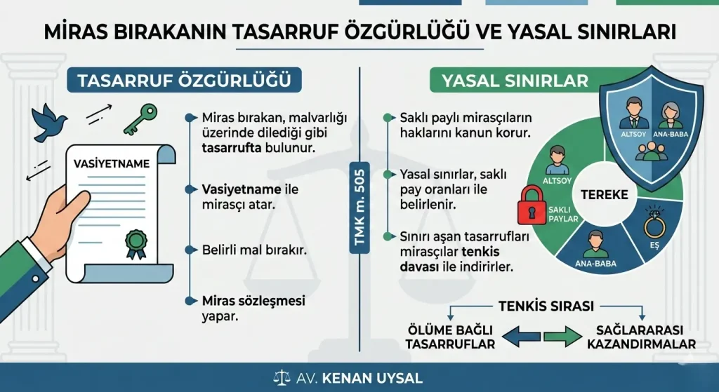 Miras Bırakanın Tasarruf Özgürlüğü ve Yasal Sınırları