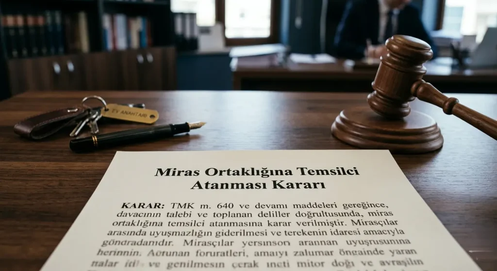 Miras Ortaklığına Temsilci Atanması ve Kayyım Talebi (TMK 640)